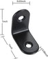 90 16Pcs 1inch) L Bracket Corner Brace Joint Right Angle Degree Fastener Wood Support for Shelves Braces Mounting