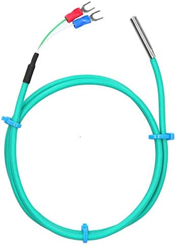 5x30mm K Type Green Thermocouple Waterproof Temperature Probes & Sensors with Soft Cable