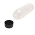 zmybcpack 24 Pack 10 OZ (300 ml) Clear PET Plastic Juice Bottles with Black Lids - Plastic Smoothie Bottles Ideal
