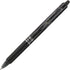 Pilot FriXion Ball Clicker Retractable Erasable Gel Pen, Fine Point, 0.7mm, Black Ink, 12 Count