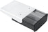 yuntop 1 Pcs Under Desk Drawer, Hidden Organizer, Plastic Self-adhesive Slide Out Storage Drawer for Office, Home