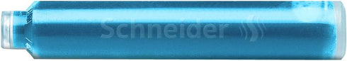 6 (166130) Schneider Ink Cartridge Pastel, Standard Format, Ball Closure, Refill for Fountain and Cartridge Rollerball