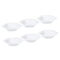 PATIKIL Hexagonal Weigh Boats - 10 Pack Plastic Small Scale Trays for Weighing and Mixing, White