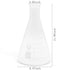 Glass Flask Erlenmeyer Flask Set Narrow Mouth 2000ml Graduated Flasks