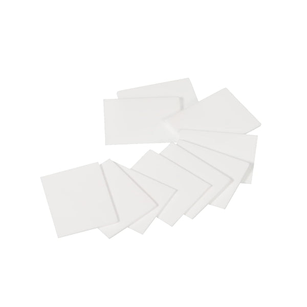 PATIKIL Alumina Ceramic Sheet Insulating Cooling Pad 50pcs High Hardness for MOS Transistor 22x17x0.65mm