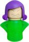 PARFINER Microwave Cleaner Angry Mama Easy Steam Cleans with Vinegar and Water