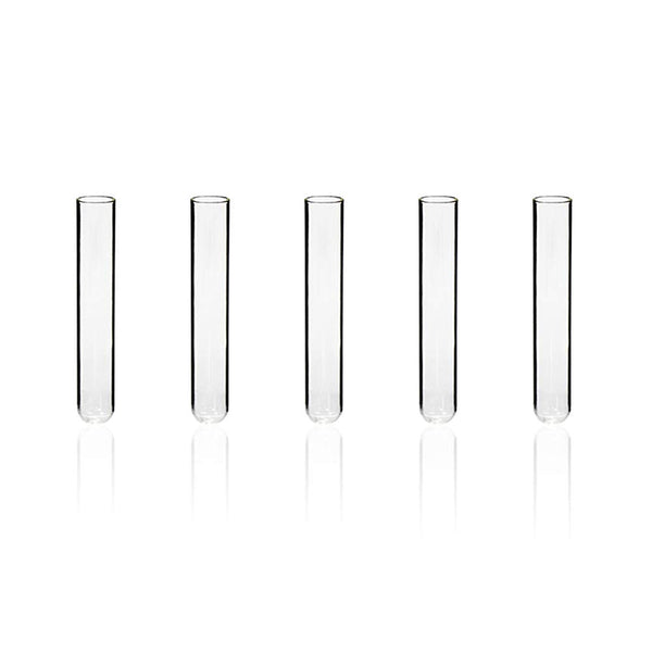 50pcs 16ml Borosilicate Glass Test Tubes, 16x150mm with Round Bottom