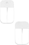 2 PCS Clear Spray Bottles, 50 ML Refillable Plastic Perfume Atomizer Vials for Perfume, Moisturizing Water
