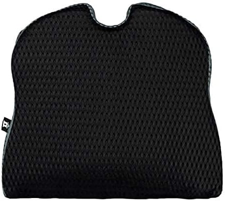 Tailbone Castle Knight Wedge Memory Foam Seat Cushion for and Back Pain Relief - Coccyx Cutout Seat Pillow for Office