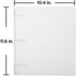 JAM PAPER Clear 2 Inch Plastic Binder - 3 Ring Binder - Sold Individually