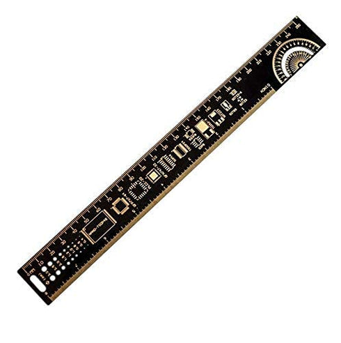 3PCS/4PCS Multifunctional PCB Ruler Measuring Tool 15cm 20cm 25cm 30cm Resistor Capacitor IC SMD