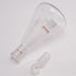 stonylab Glass 24/40 Erlenmeyer Flask with Stopper, 500 ml Borosilicate Glass Heavy Wall Flask with 24/40 Joint