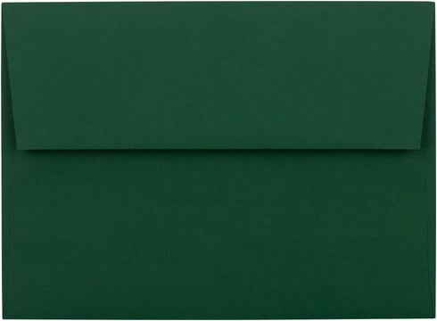 JAM PAPER A6 Premium Invitation Envelopes - Dark Green, 4 3/4 x 6 1/2, 50/Pack