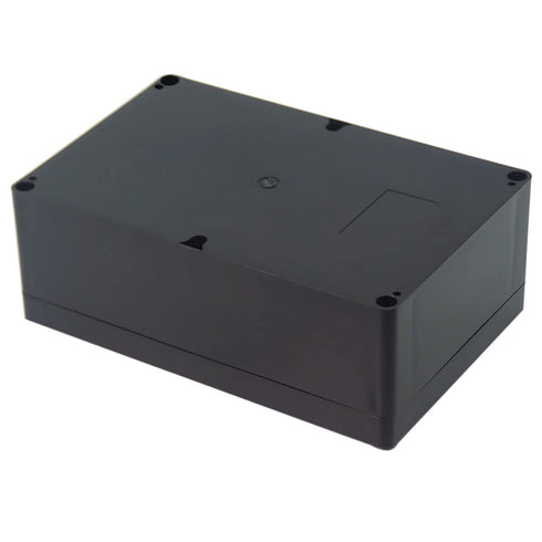Zulkit Junction Box, IP65 Waterproof Dustproof ABS Plastic Electrical Boxes Electronic Enclosure Black 9.1 x 5.9 x 3.4