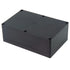 Zulkit Junction Box, IP65 Waterproof Dustproof ABS Plastic Electrical Boxes Electronic Enclosure Black 9.1 x 5.9 x 3.4