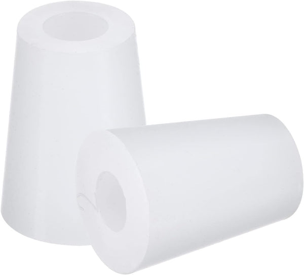 MECCANIXITY Silicone Rubber Tapered Plug White 15mm to 20mm with Hole for Powder Coating, Painting, Laboratory Use 2