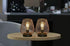 Set 2 JHY DESIGN of Metal Cage LED Lantern Battery Powered Cordless Accent Light with LED Great for Weddings Parties