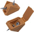 Generic (Pack 20) 0.78" 0.78" 0.70" (20 20 18 mm) 90 (20, of Light Brown Shelf Brackets x x x x Furniture Corner Joints