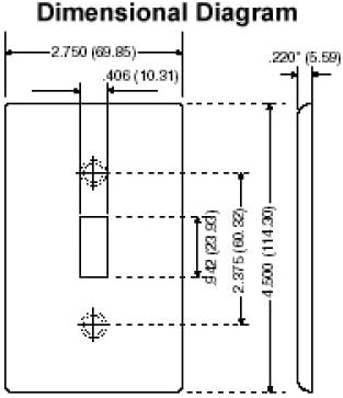 000-78014-000 1 Leviton Light Almond Gang Blank Wall Plate
