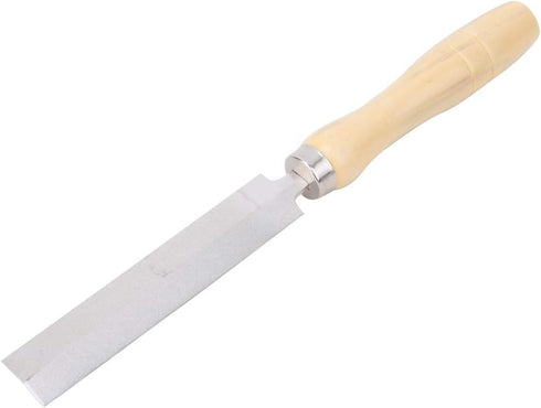 Rhombic File Coated Hand File Wooden Handle Metal Glass Grinding Woodworking Garden Tool Hand Files(5 inches (125mm))