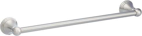 5 Set, AB-BR817-SN Amazon Basics Piece Bathroom Hardware Satin Nickel, Towel Bar, Toilet Paper Holder, Towel Ring, Robe