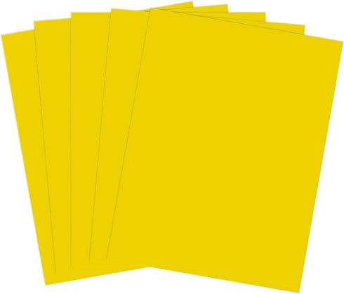 8.5" 11", 20lbs, 100 Colored Bond Paper Bundle x Pages, Yellow