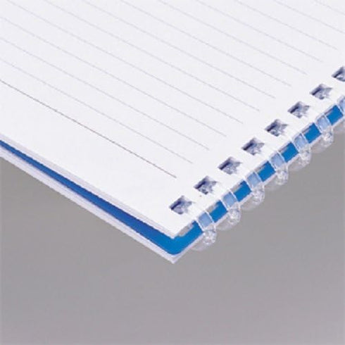 LIHIT LAB. Refillable Notebook (Journal), Lined Paper, Red, 8.3 x 6.1 inches (N1658-3)