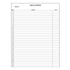 BookFactory Blue Engineering Notebook, 240 Pages, 8 7/8" x 11 1/4", Blue Cover