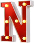 YUANYUYING Light Up Letters with Remote Control,Alphabet Number Signs for Wall Table Decor,