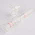 stonylab Borosilicate Glass Vacuum Flow Control Adapter with Standard 24/40 Joint and Side PTFE Stopcock