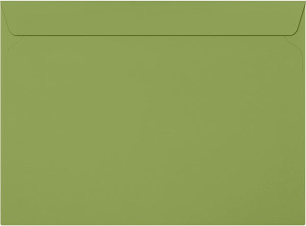 LUXPaper 9 x 12 Booklet Envelopes | Avocado Green | 70lb. Text | 50 Qty