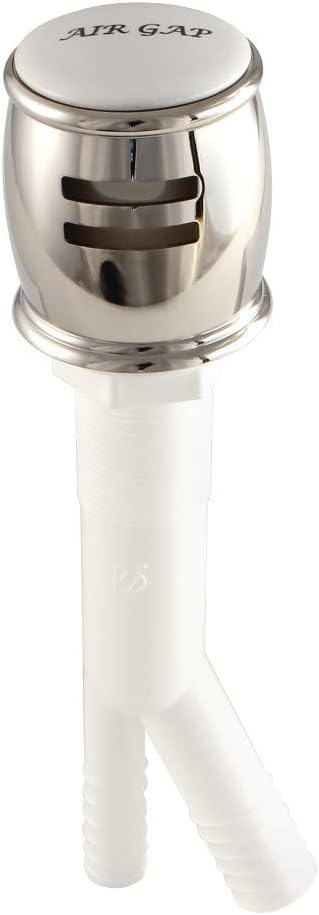 Kingston Brass K511PN Heritage Dishwasher Air Gap in Polished Nickel