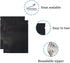 FERENLI 100 Pcs Mylar Zipper Lock Food Storage Bag, Matte Aluminum Foil Airtight Bag with Front Window (8.5x13cm, Black)