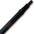 Rotring 600 3-in-1 Multicolor Pen and Mechanical Pencil - Silver Barrel, Brass Mechanism, Fine Point Tips