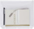 YoeeJob 3 Holes Clear PVC Zipper Binder Pocket Insert Pages, Letter Size, 50 Per Pack for Filing Storage
