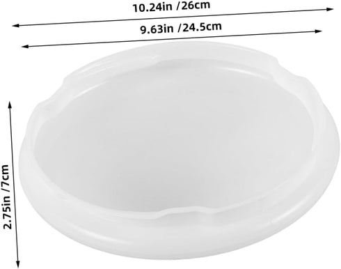 DOITOOL Multi-functional Round Lampshade for Ceiling Lights Table Floor Lamps Elegant Design for Bedrooms Kitchens
