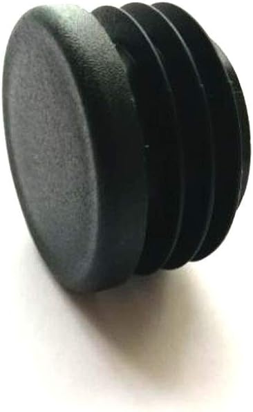 12 Pack 1 1/4 Inch Round Plastic Plug, Pipe Tubing End Cap, Glide Insert Furniture Finishing Plug for Round Metal Tube