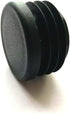 12 Pack 1 1/4 Inch Round Plastic Plug, Pipe Tubing End Cap, Glide Insert Furniture Finishing Plug for Round Metal Tube