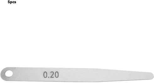 5pcs Feeler Gauge Metric Thickness Gage Measurement Tool, 0.2 Thickness Filler (0.2)