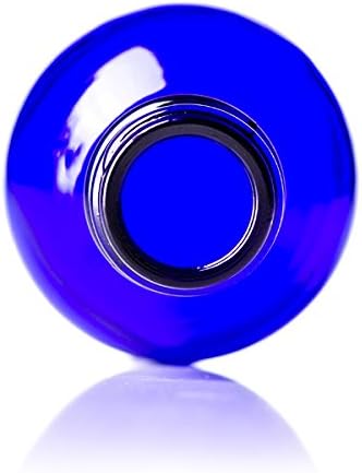 Cobalt Glass Bottles with Eye Droppers, 1 oz, 12 Pack for Essential Oils, Colognes & Perfumes