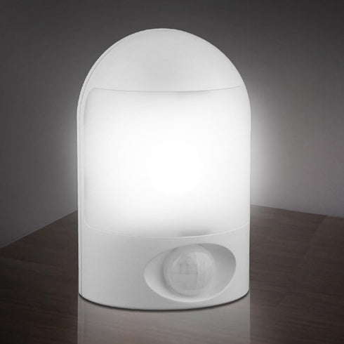 Bloepum Round LED Sensor Light Small Table Lamp Dormitory Bedside Night Light Portable Emergency Night Light