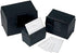 Oxford 01351 Plastic Index Card Flip Top File Box, Holds 300 3 x 5 Cards, Matte Black (1 EA)
