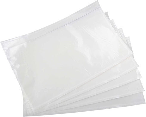 BEUYI Clear Packing List Envelopes, 7.5'' x 5.5'' Shipping Label Pouches, 200 Pack for Documents
