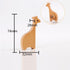 SANCHAKOU 4Pcs Dresser Knobs Drawer Solid Wood Handle Children's Wardrobe Door Cabinet Bedside Table Animal Solid Wood