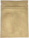 NATX 100Pcs Kraft Paper Bags Flat Bags Aluminum Foil Small Size Heal Seal