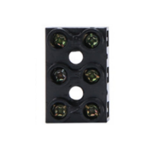 2pcs 500V 60A 3 Position Dual Row Screw Terminal Block, Black Electrical Barrier Terminal Strip for Power Distribution