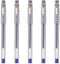 Pilot Hi-Tec-C 025 Gel Ink Pen, Hyper Fine Point 0.25mm Blue Ink, Value Set of 5
