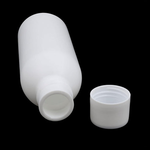 YOKIVE 2 Pcs Plastic Reagent Bottle, 300ml Cylindrical Container with Screw Cap for Laboratory Chemistry
