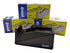 Excell EX-19125BK Office Dualcore Clear Tape Dispenser - Black for up to 1 Inch Wide Tape Rolls, Tape Not Included