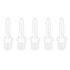 Quickun Plastic Hose Barb Fitting, 1/4" Barb to 1/4" Male Thread Adapter Union Fitting (Pack of 5)